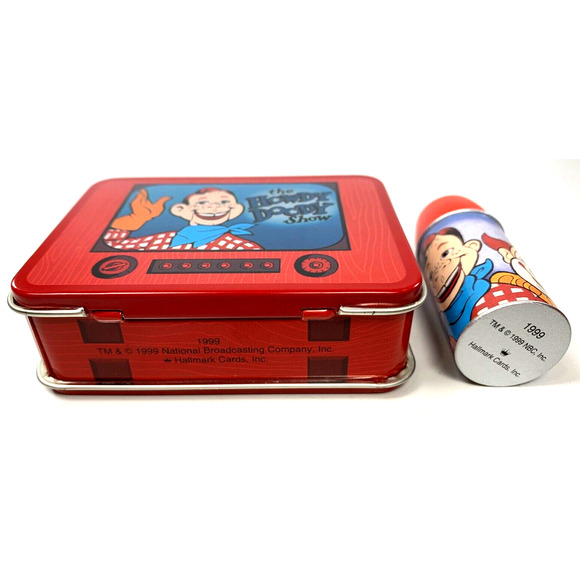 Hallmark HOWDY DOODY Lunch Box Keepsake Ornament 2pc. Set 1999 - Picture 6 of 9